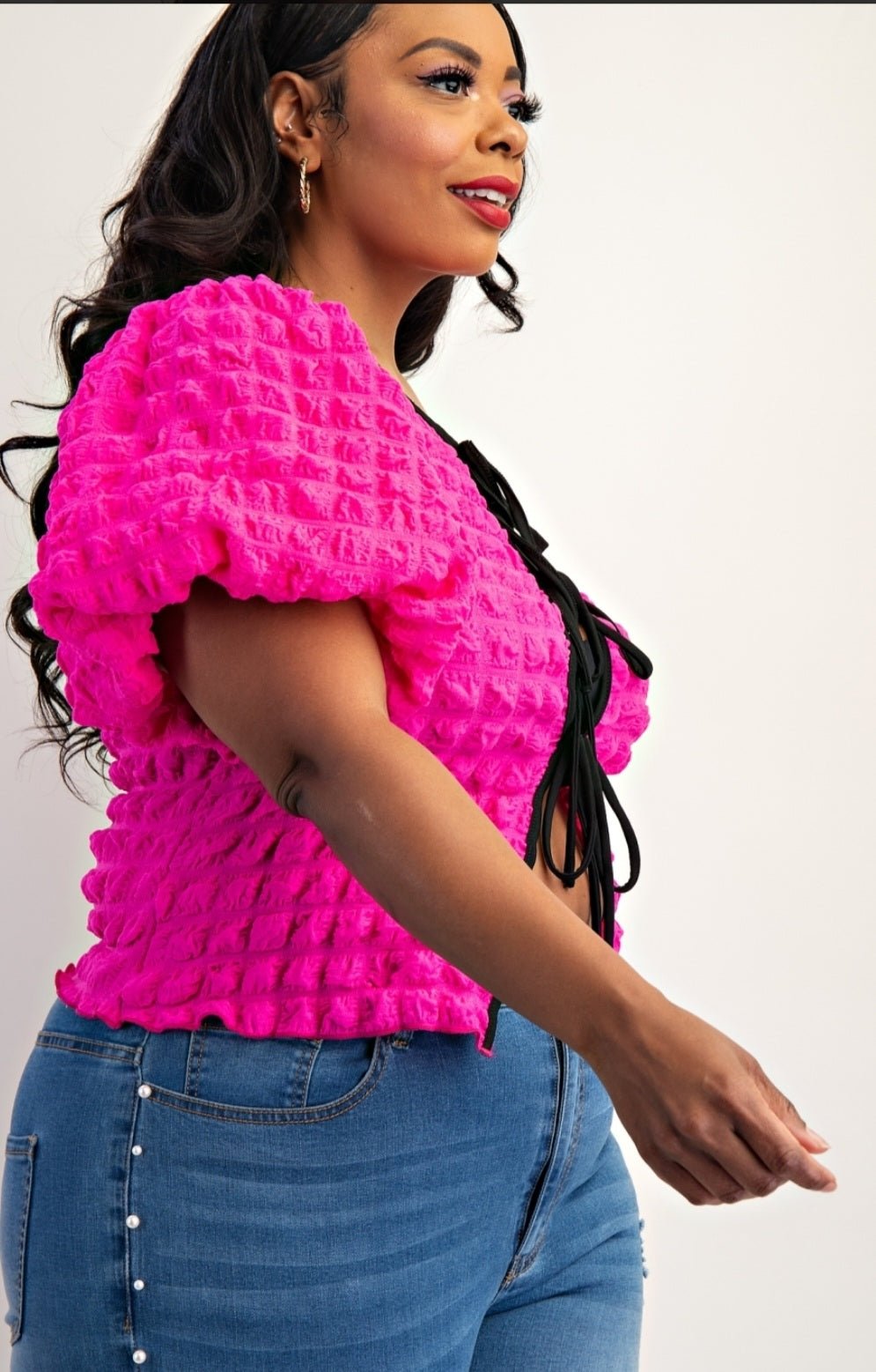 Balloon Sleeve Top $42.50 - Goldie B & Co Boutique