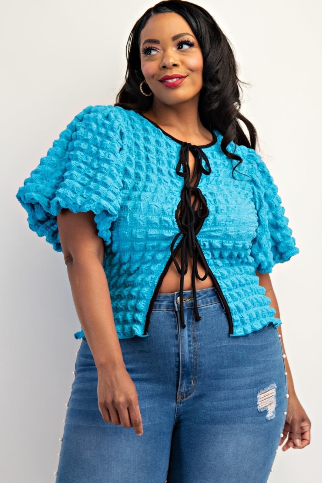 Balloon Sleeve Top $42.50 - Goldie B & Co Boutique
