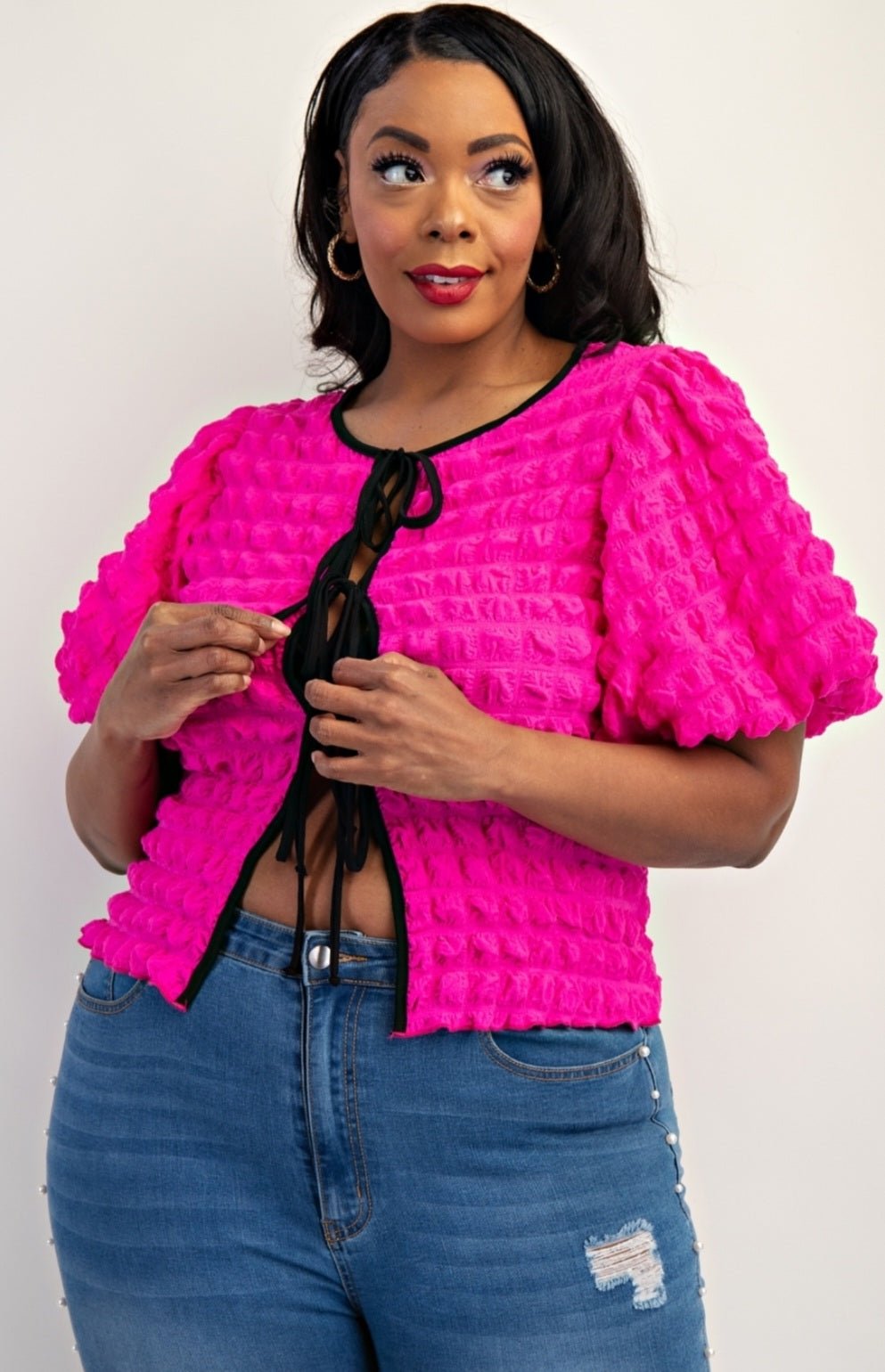 Balloon Sleeve Top $42.50 - Goldie B & Co Boutique