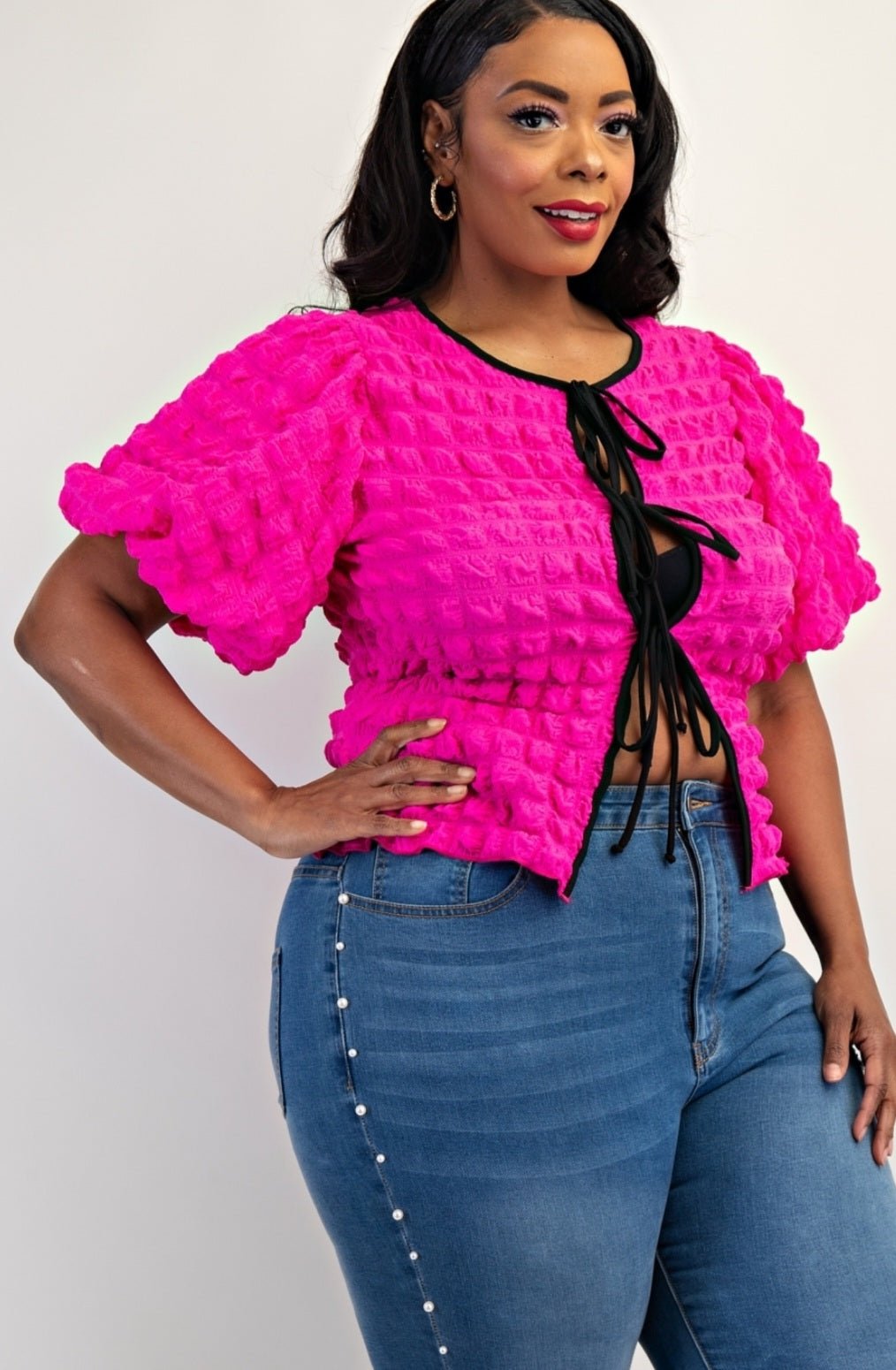 Balloon Sleeve Top $42.50 - Goldie B & Co Boutique