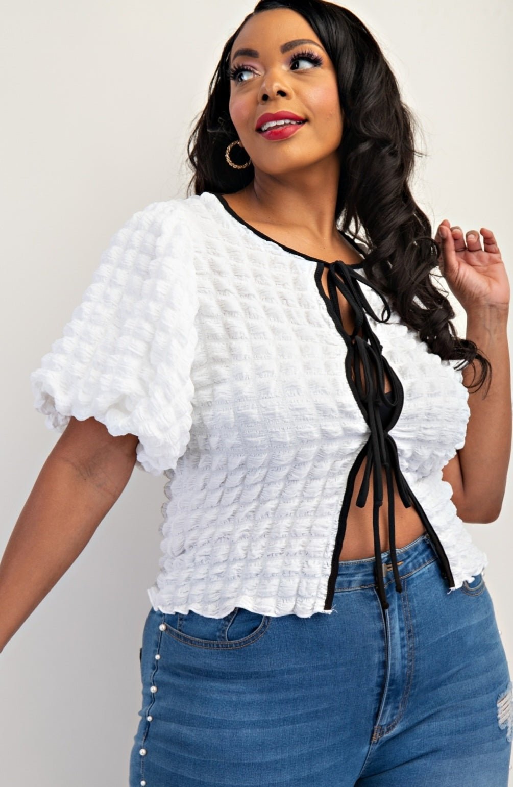 Balloon Sleeve Top $42.50 - Goldie B & Co Boutique