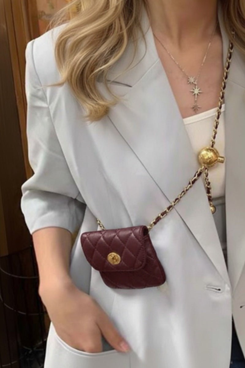 Crossbody Chain Belt Bag $20.00 - Goldie B & Co Boutique