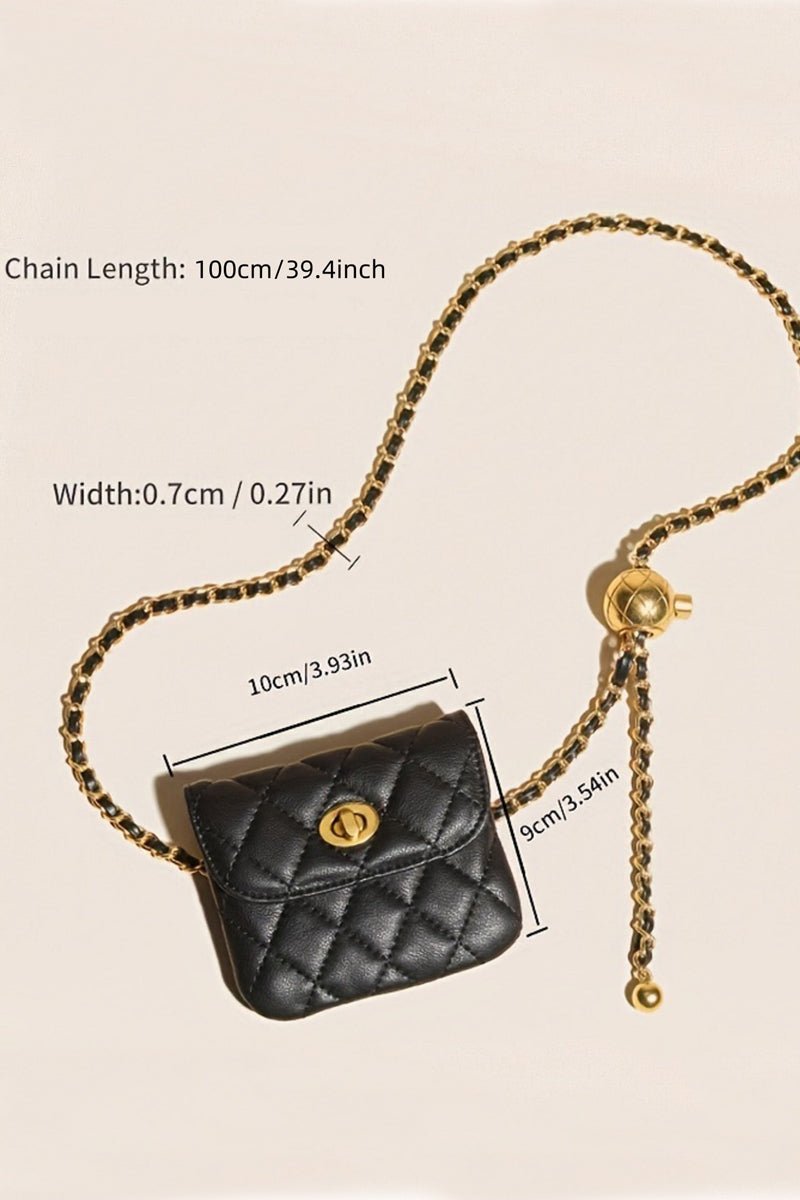 Crossbody Chain Belt Bag $20.00 - Goldie B & Co Boutique