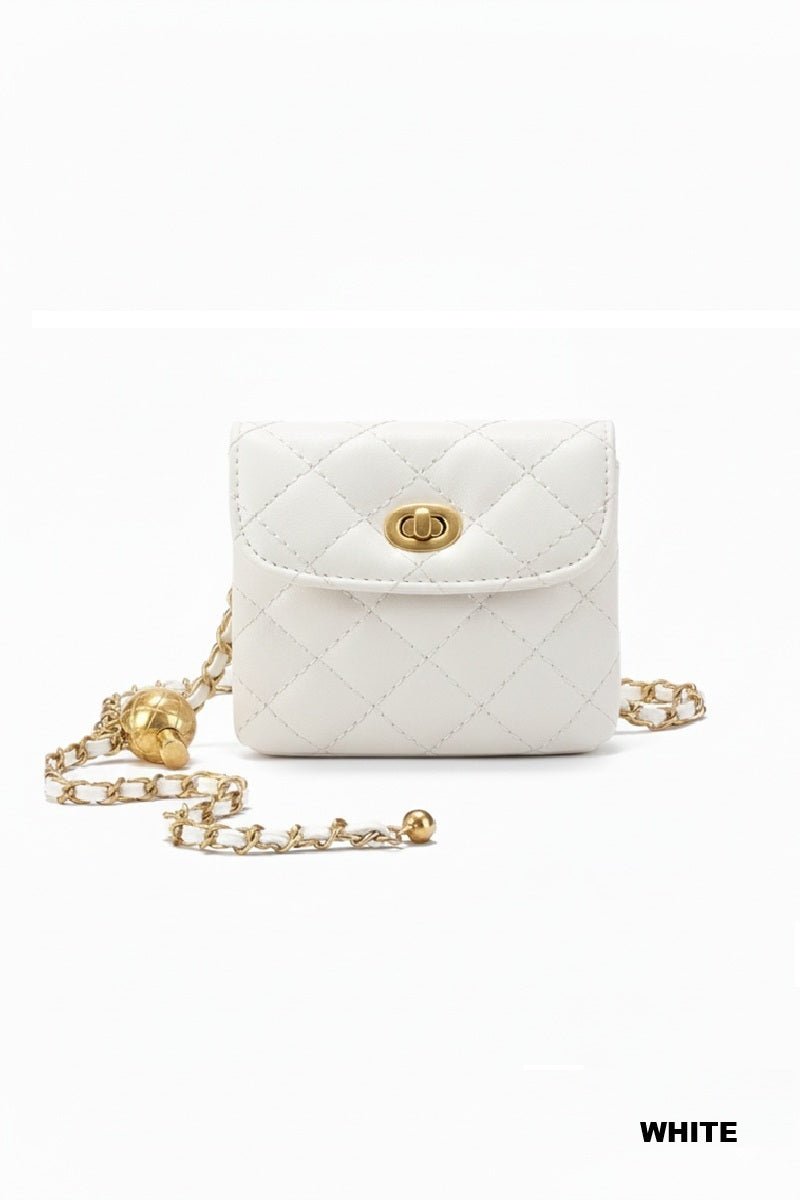 Crossbody Chain Belt Bag $20.00 - Goldie B & Co Boutique