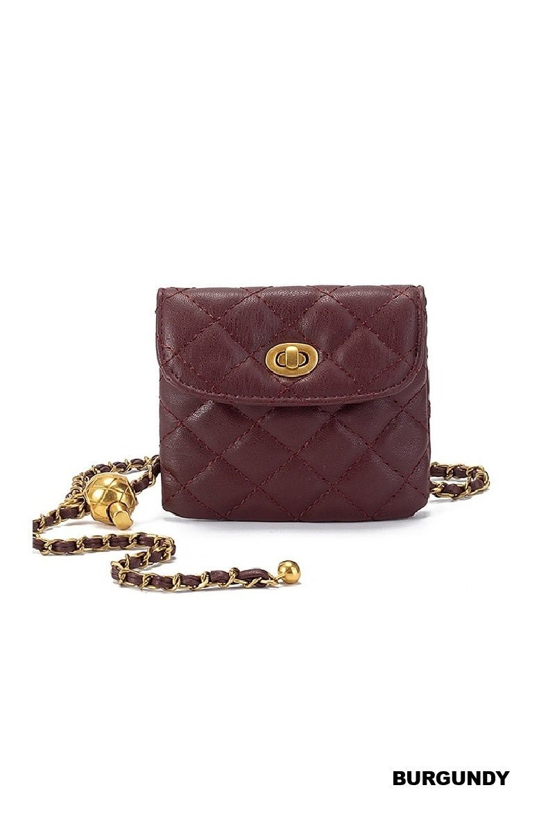 Crossbody Chain Belt Bag $20.00 - Goldie B & Co Boutique