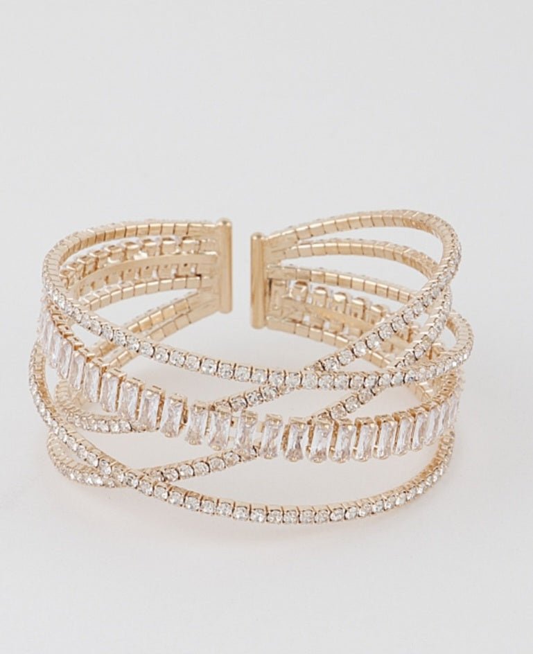 Cuff Jeweled Bracelet $17.00 - Goldie B & Co Boutique