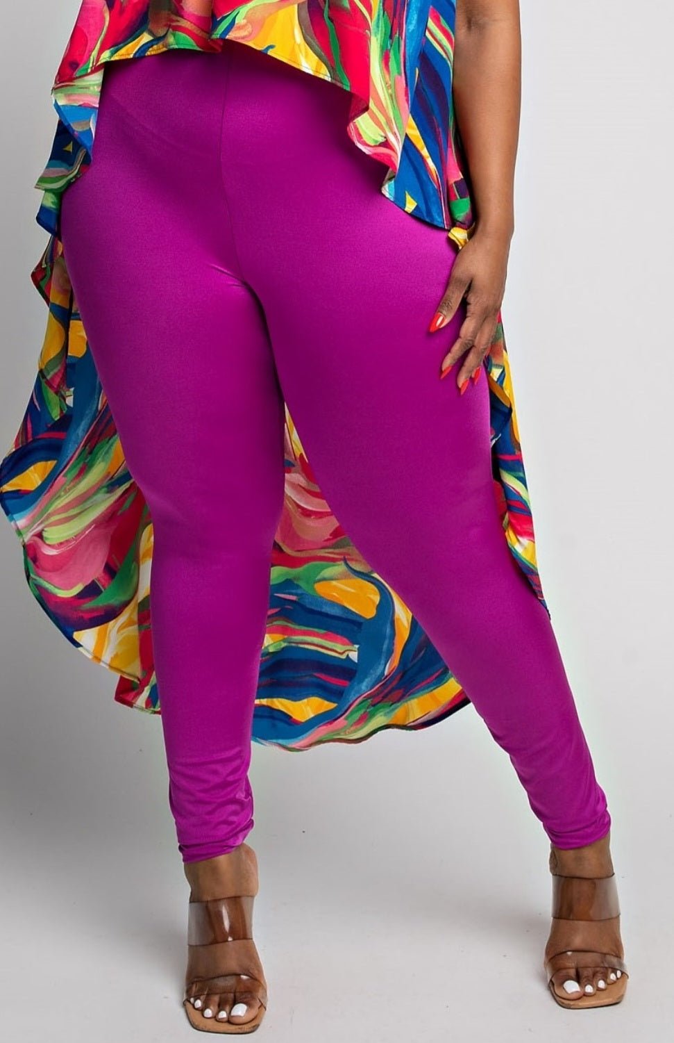Curvy Girl Leggings $28.00 - Goldie B & Co Boutique