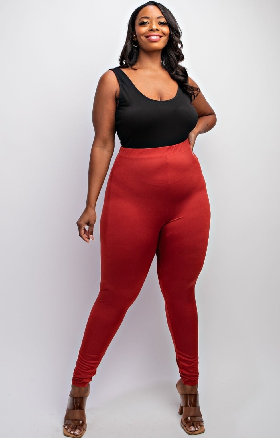 Curvy Girl Leggings $28.00 - Goldie B & Co Boutique