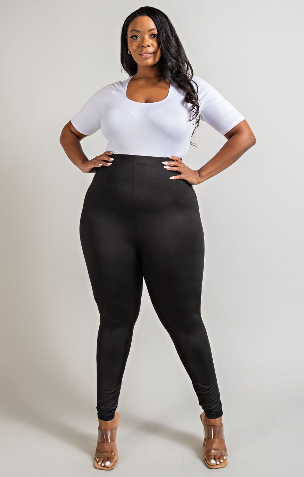 Curvy Girl Leggings $28.00 - Goldie B & Co Boutique