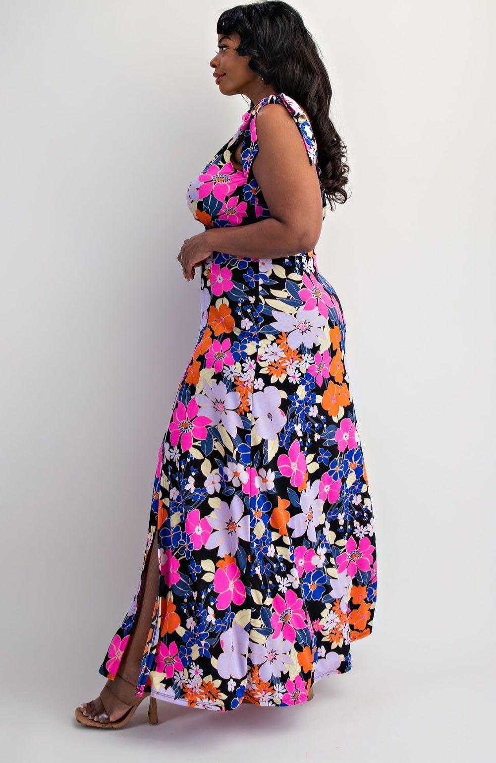 Flower Power Maxi Dress $54.00 - Goldie B & Co Boutique