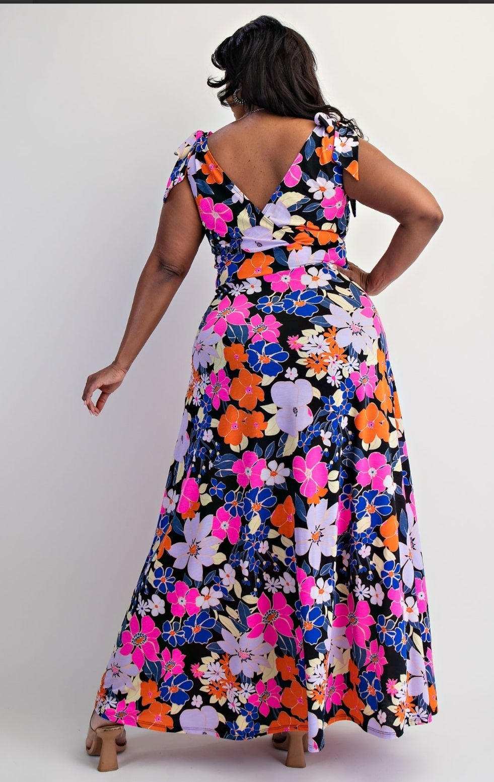 Flower Power Maxi Dress $54.00 - Goldie B & Co Boutique