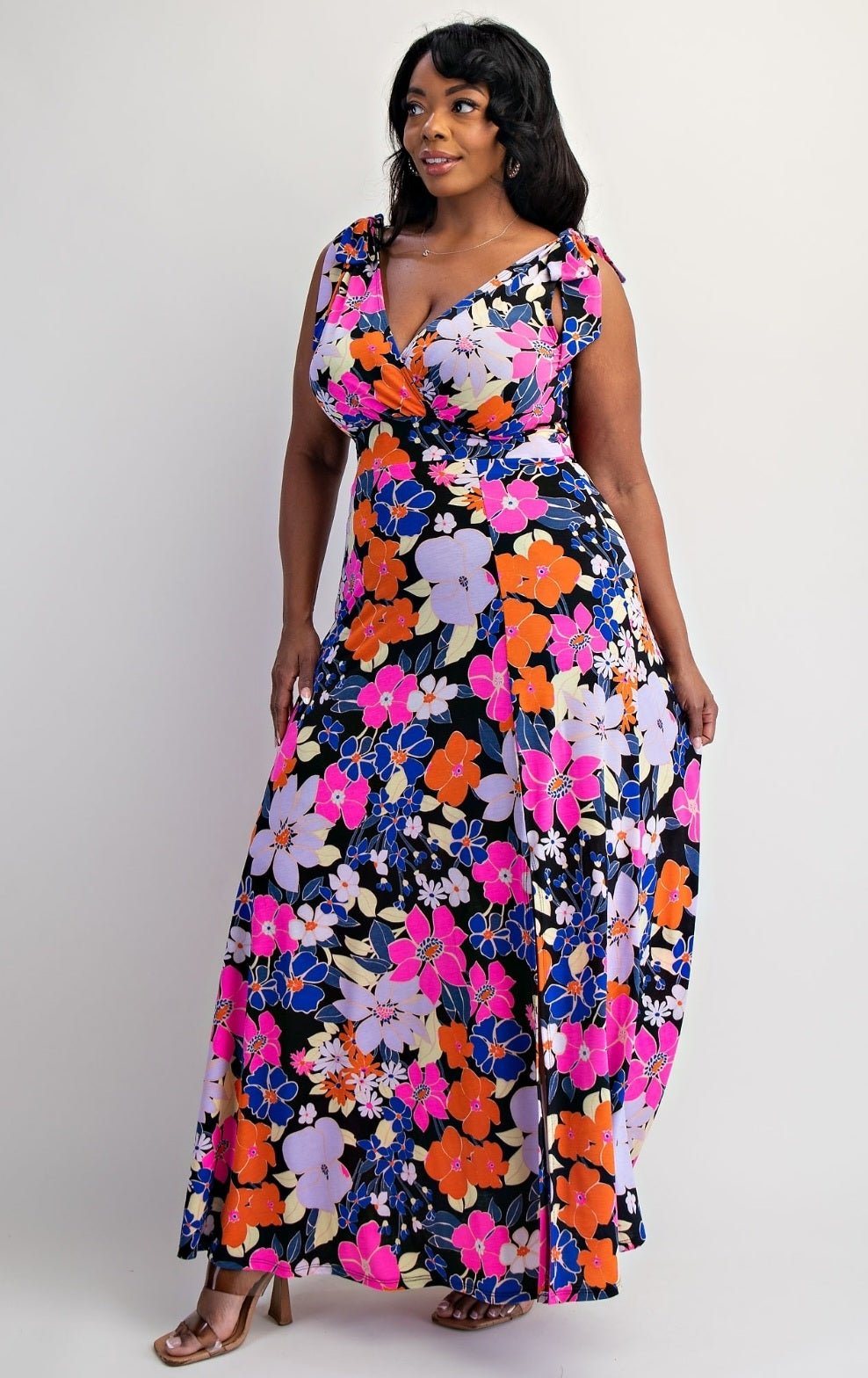 Flower Power Maxi Dress $54.00 - Goldie B & Co Boutique