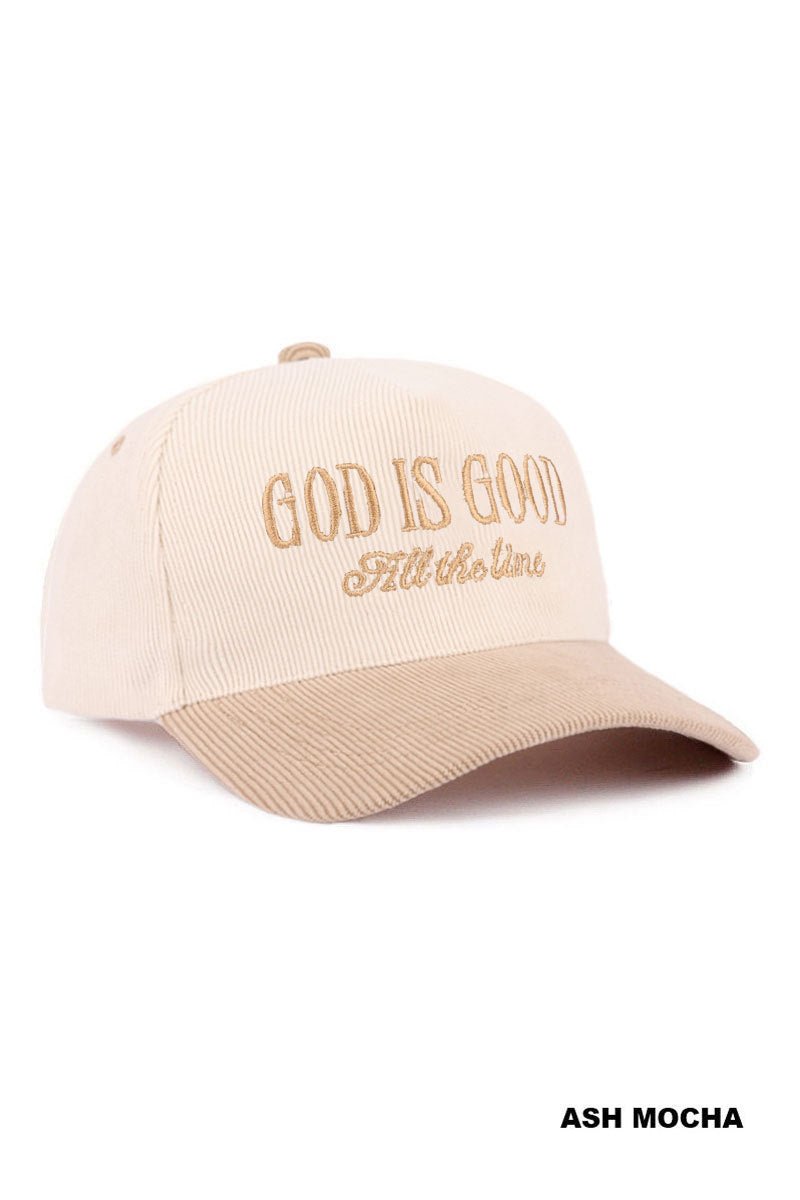 God is Good All the time Cap $18.00 - Goldie B & Co Boutique