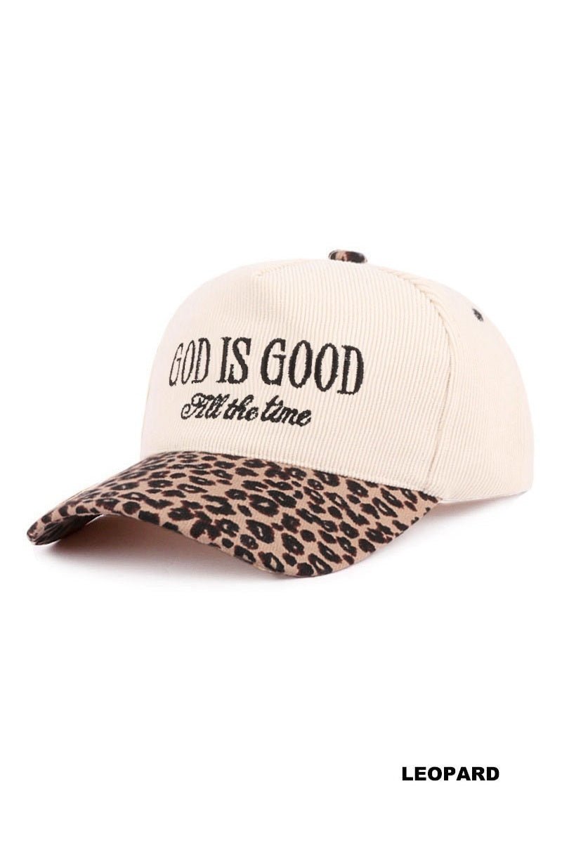 God is Good All the time Cap $18.00 - Goldie B & Co Boutique