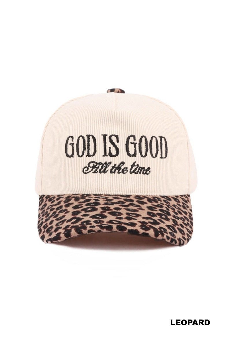 God is Good All the time Cap $18.00 - Goldie B & Co Boutique