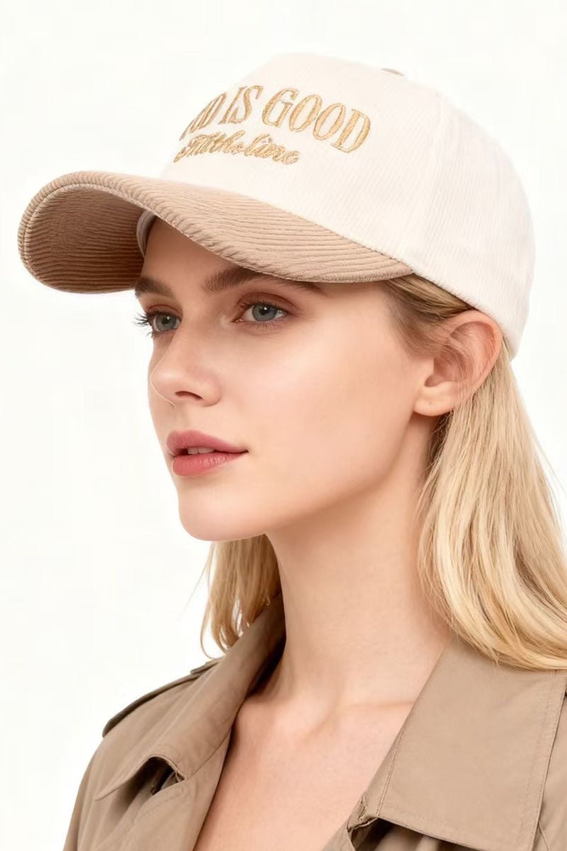 God is Good All the time Cap $18.00 - Goldie B & Co Boutique