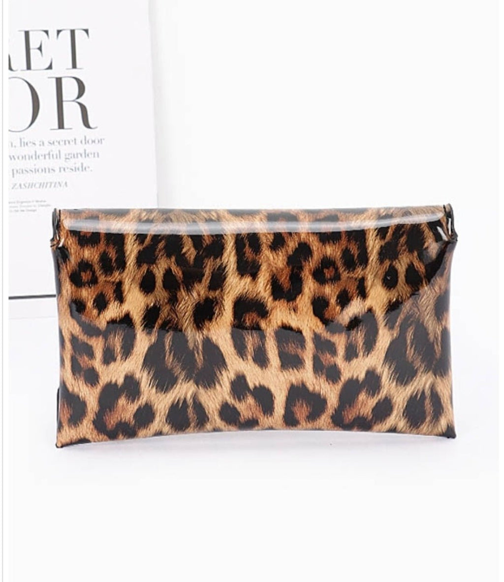 Leopard Envelope Clutch $25.00 - Goldie B & Co Boutique