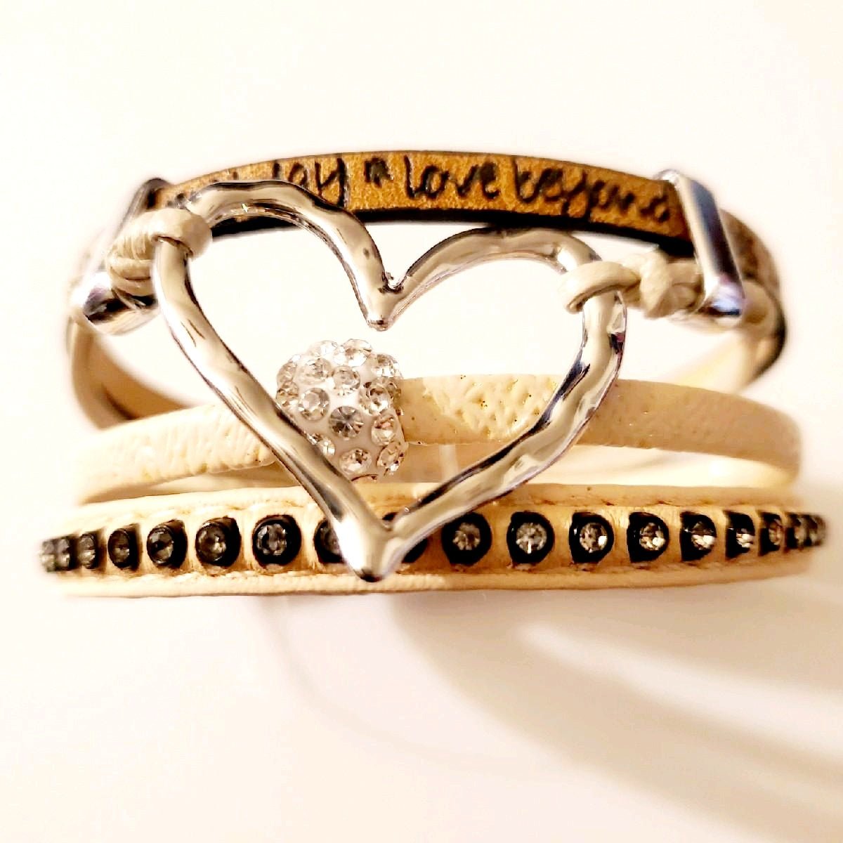 Live Love Laugh Heart Bracelet $6.00 - Goldie B & Co Boutique