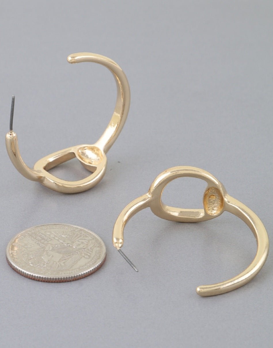Loop Hoop Earrings $15.00 - Goldie B & Co Boutique