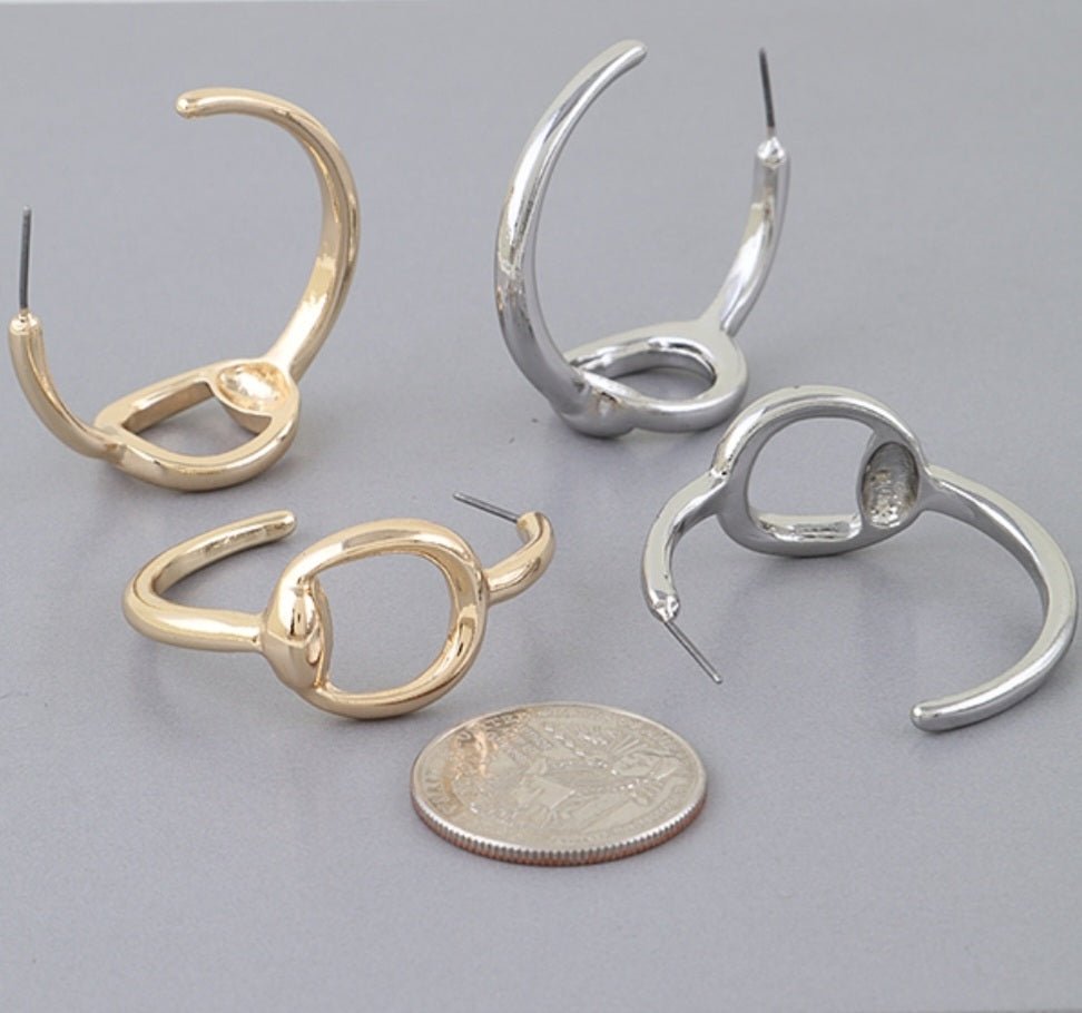 Loop Hoop Earrings $15.00 - Goldie B & Co Boutique