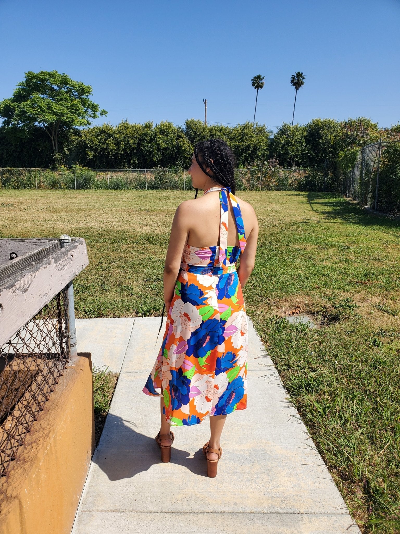 Multi - Color Halter Dress $10.00 - Goldie B & Co Boutique