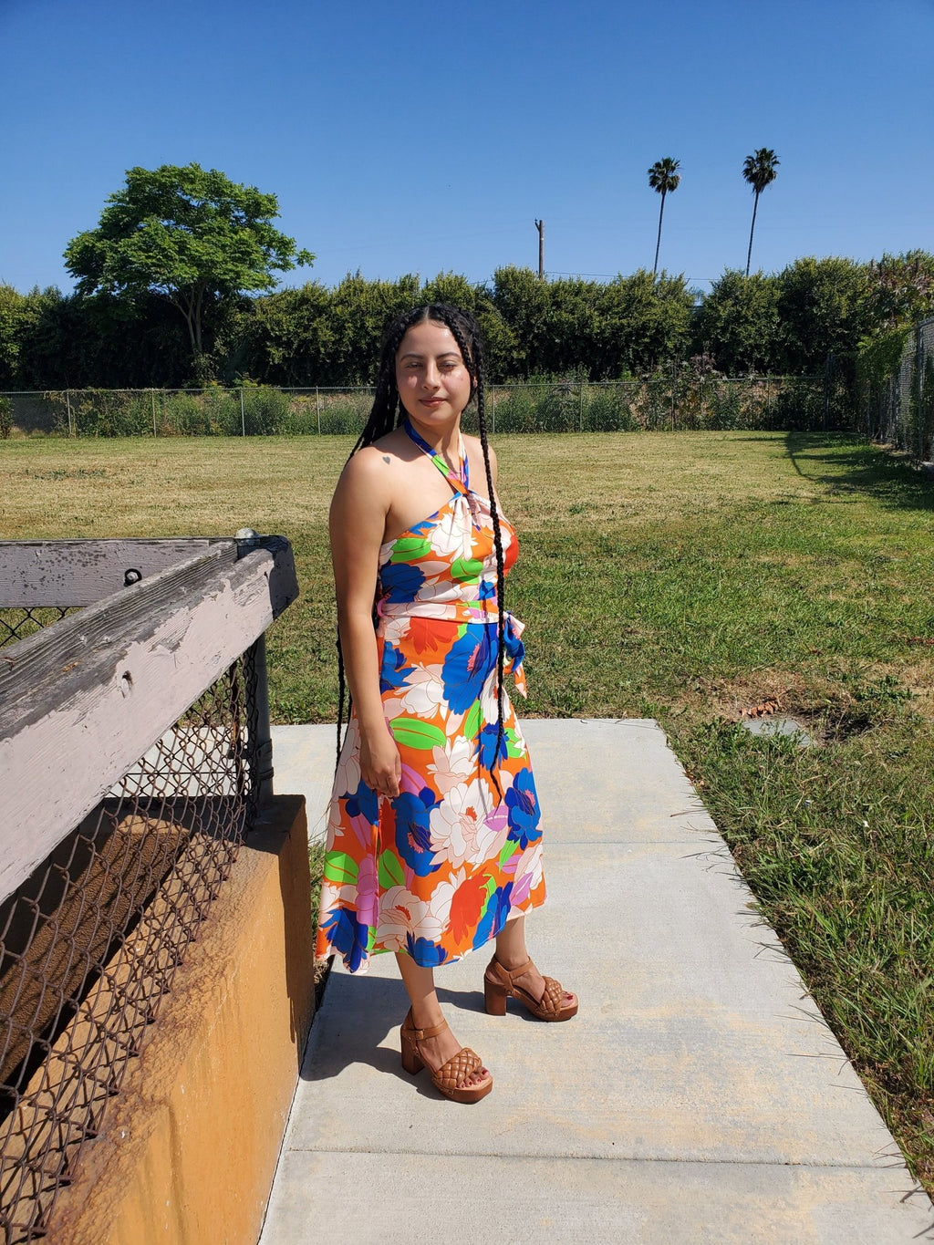 Multi - Color Halter Dress $10.00 - Goldie B & Co Boutique