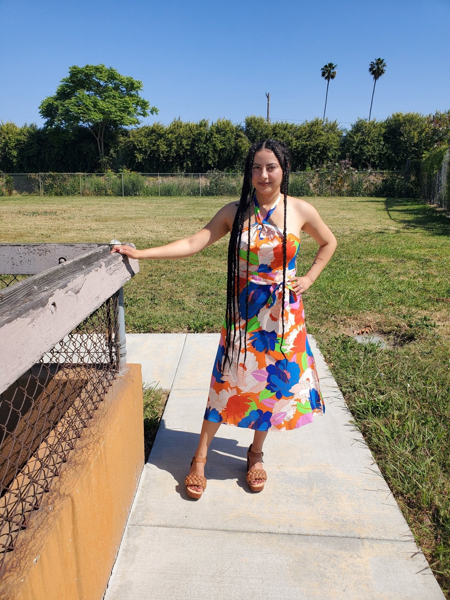 Multi - Color Halter Dress $10.00 - Goldie B & Co Boutique