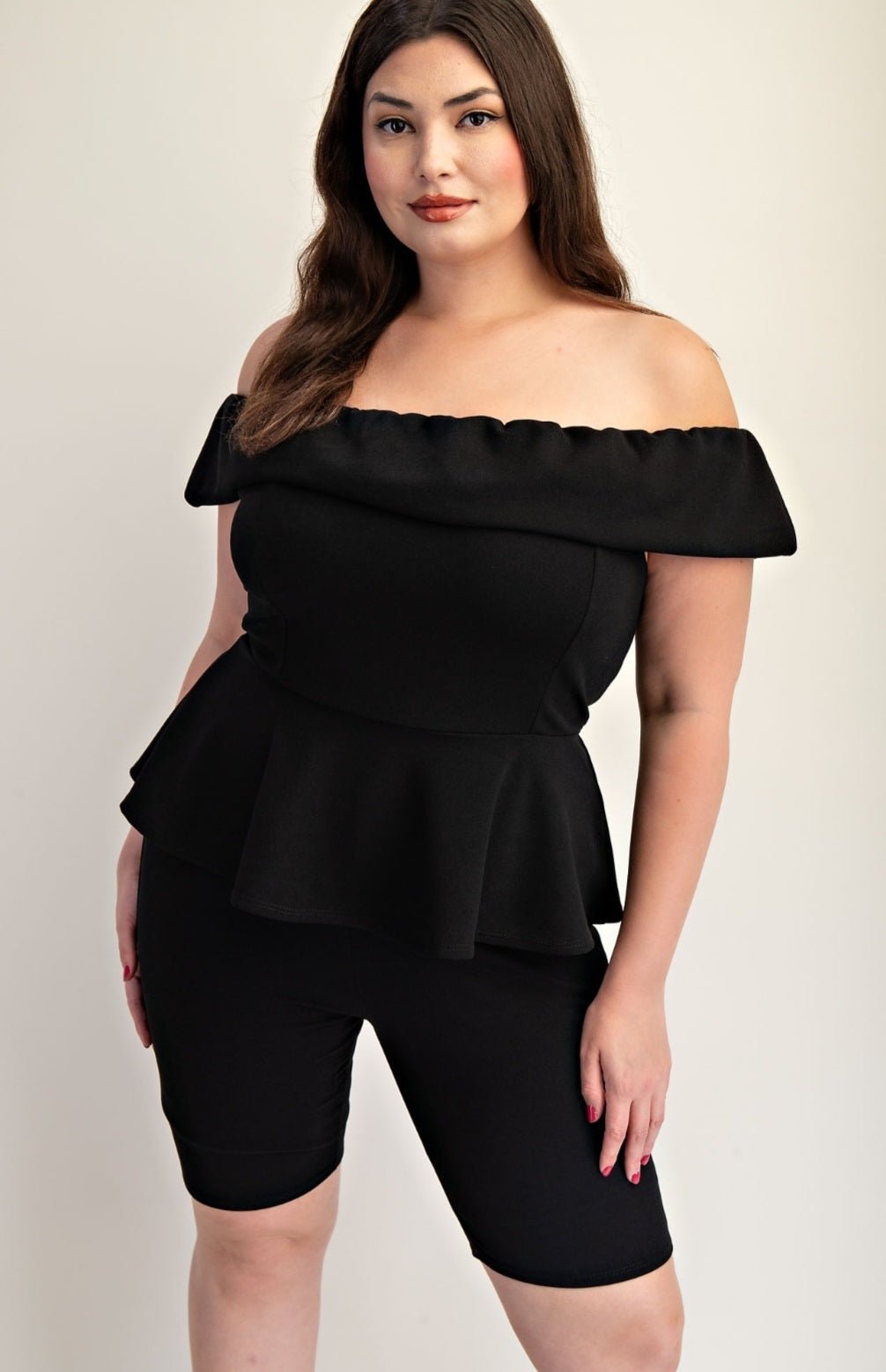 Off Shoulder Top & Shorts $52.00 - Goldie B & Co Boutique