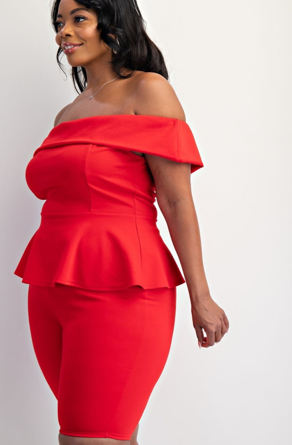 Off Shoulder Top & Shorts $52.00 - Goldie B & Co Boutique