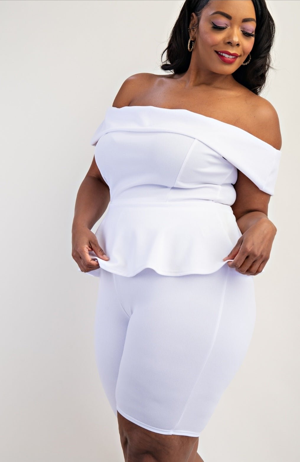 Off Shoulder Top & Shorts $52.00 - Goldie B & Co Boutique