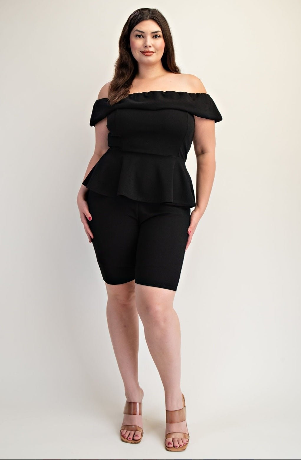 Off Shoulder Top & Shorts $52.00 - Goldie B & Co Boutique