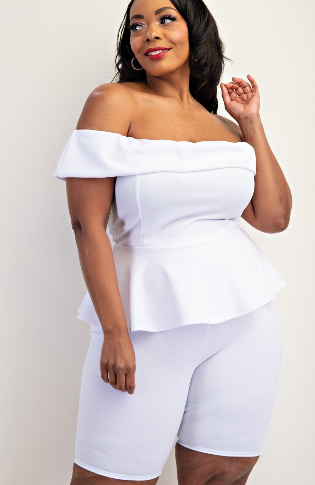 Off Shoulder Top & Shorts $52.00 - Goldie B & Co Boutique