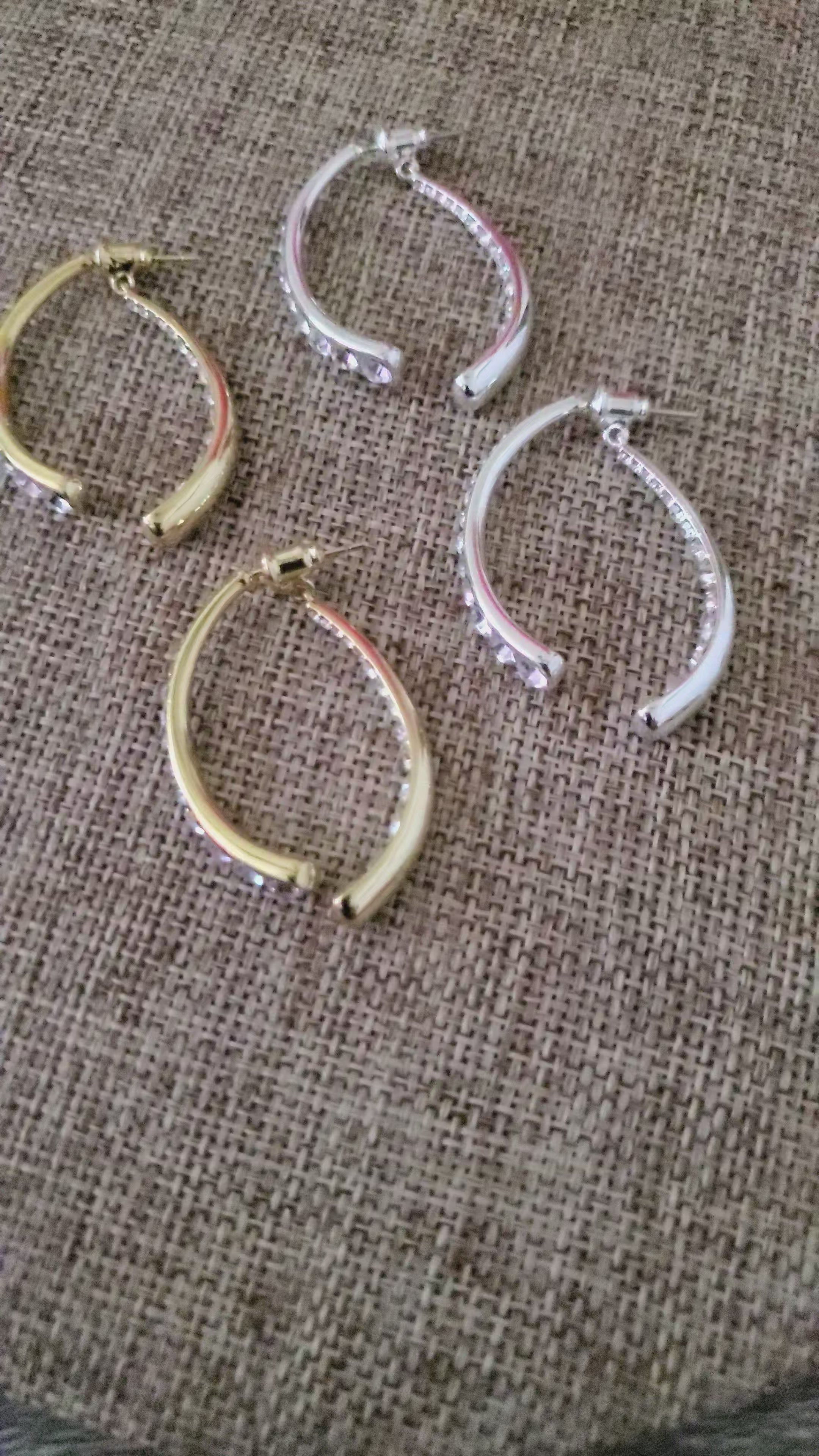 Cz postback Dangle Earrings