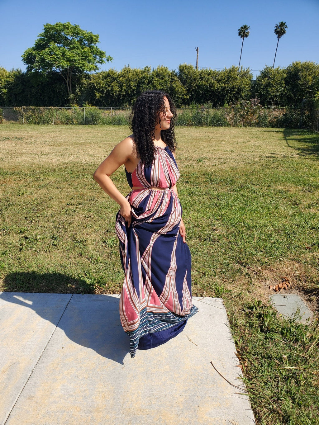 Rachel Ruched Maxi Dress $12.00 - Goldie B & Co Boutique