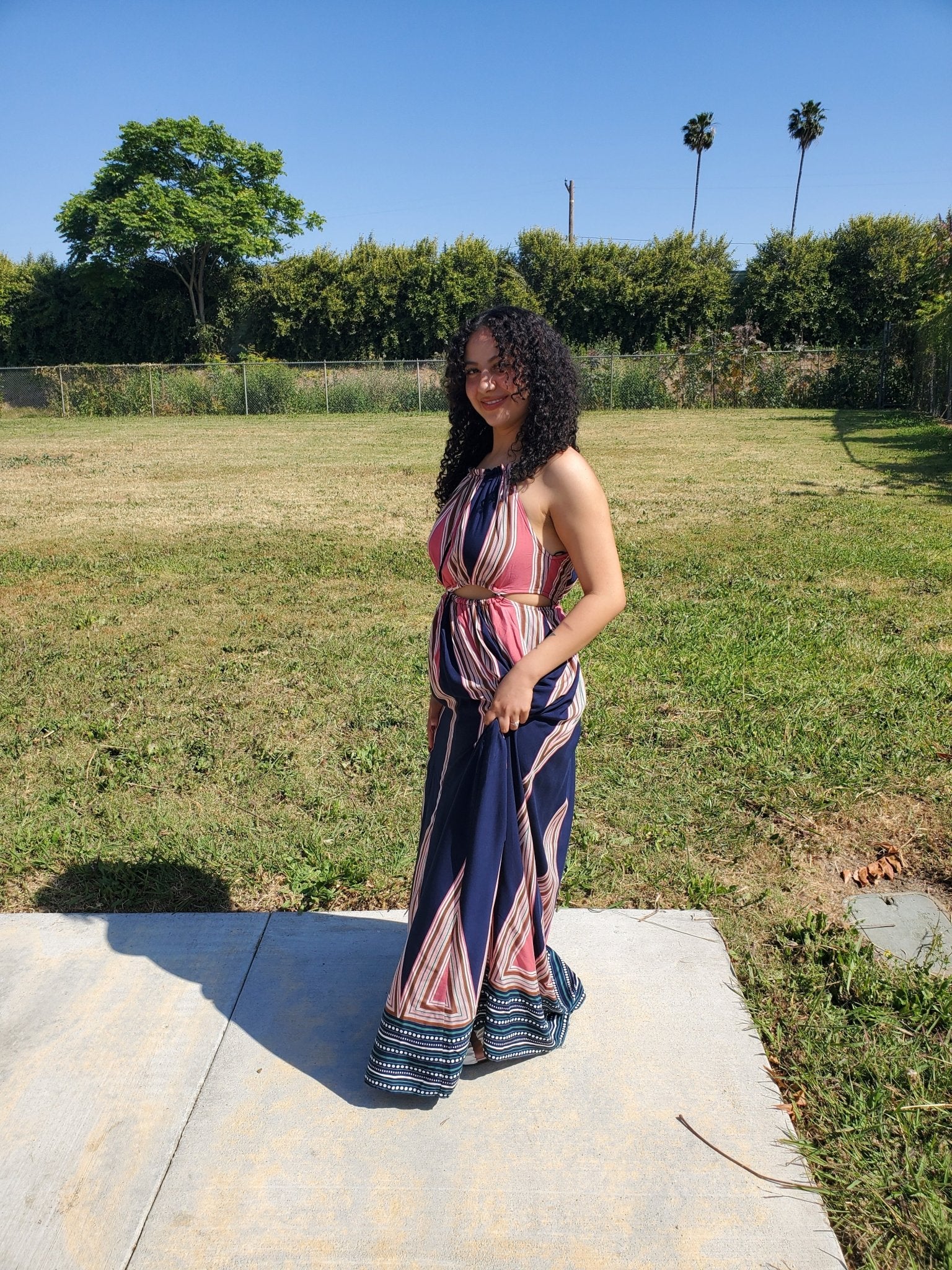 Rachel Ruched Maxi Dress $12.00 - Goldie B & Co Boutique