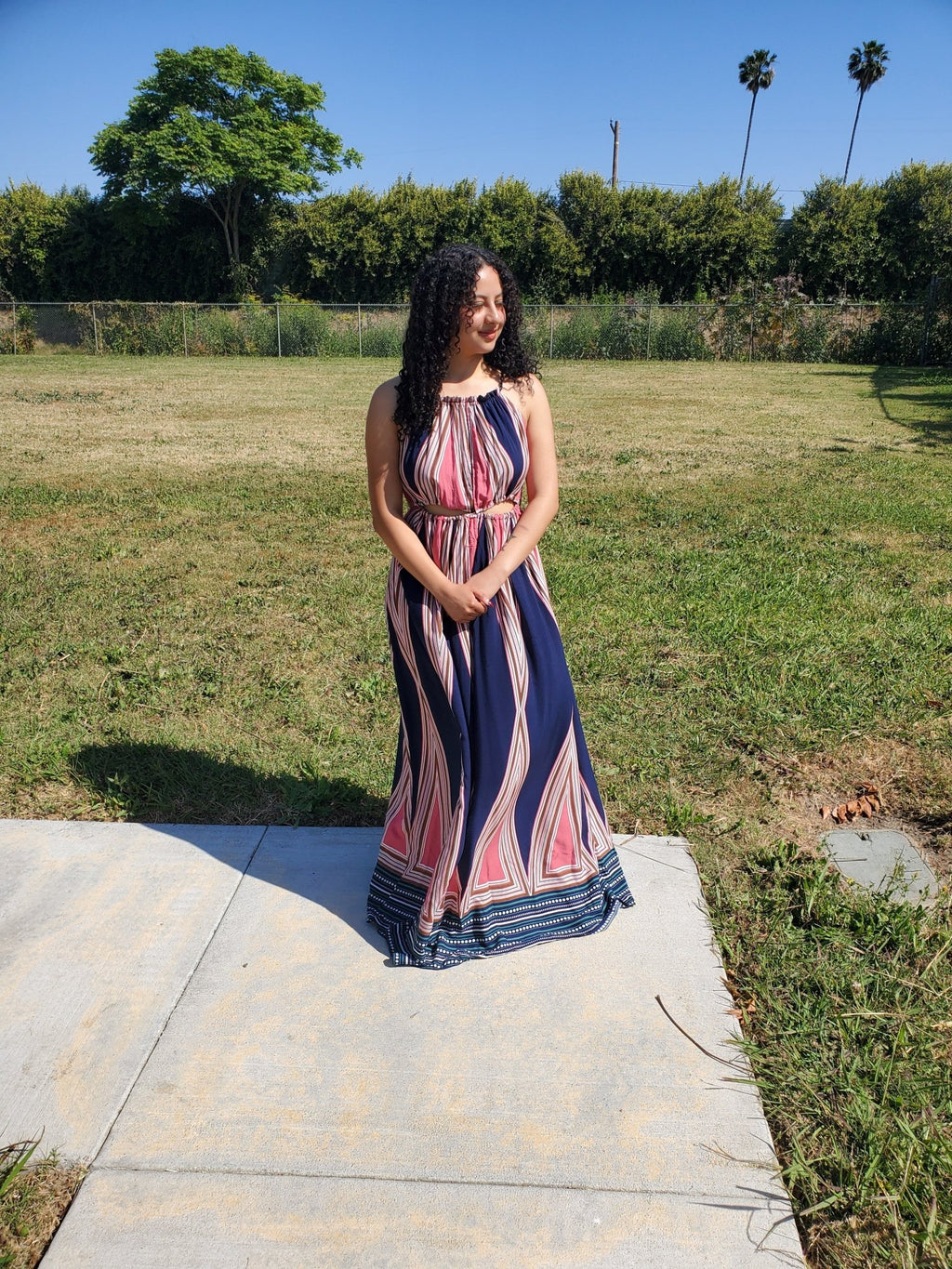 Rachel Ruched Maxi Dress $12.00 - Goldie B & Co Boutique