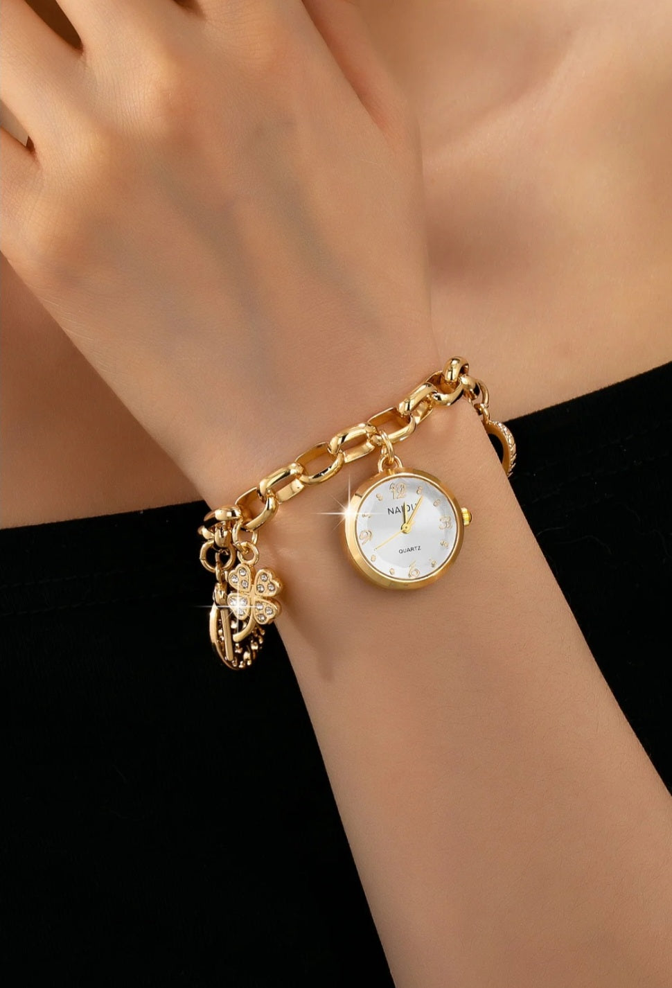 Charm Bracelet Watch - Goldie B & Co Boutique  