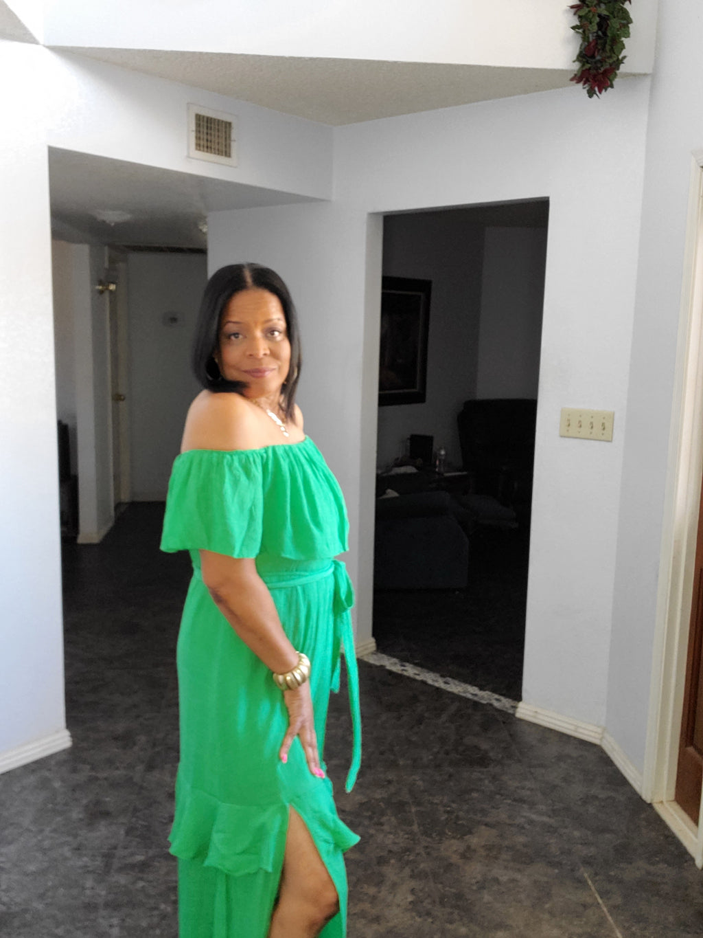 Kelly Green Maxi Dress - Goldie B & Co Boutique  