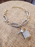 Lock & Key Bracelet - Goldie B & Co Boutique