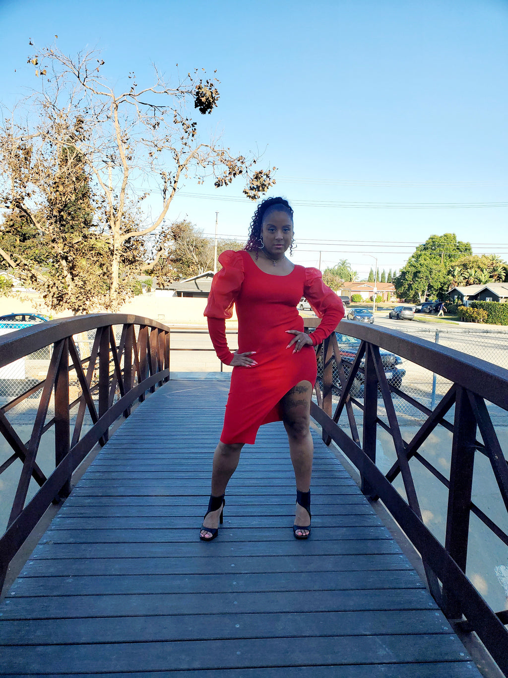 Haughty Tie Back Dress