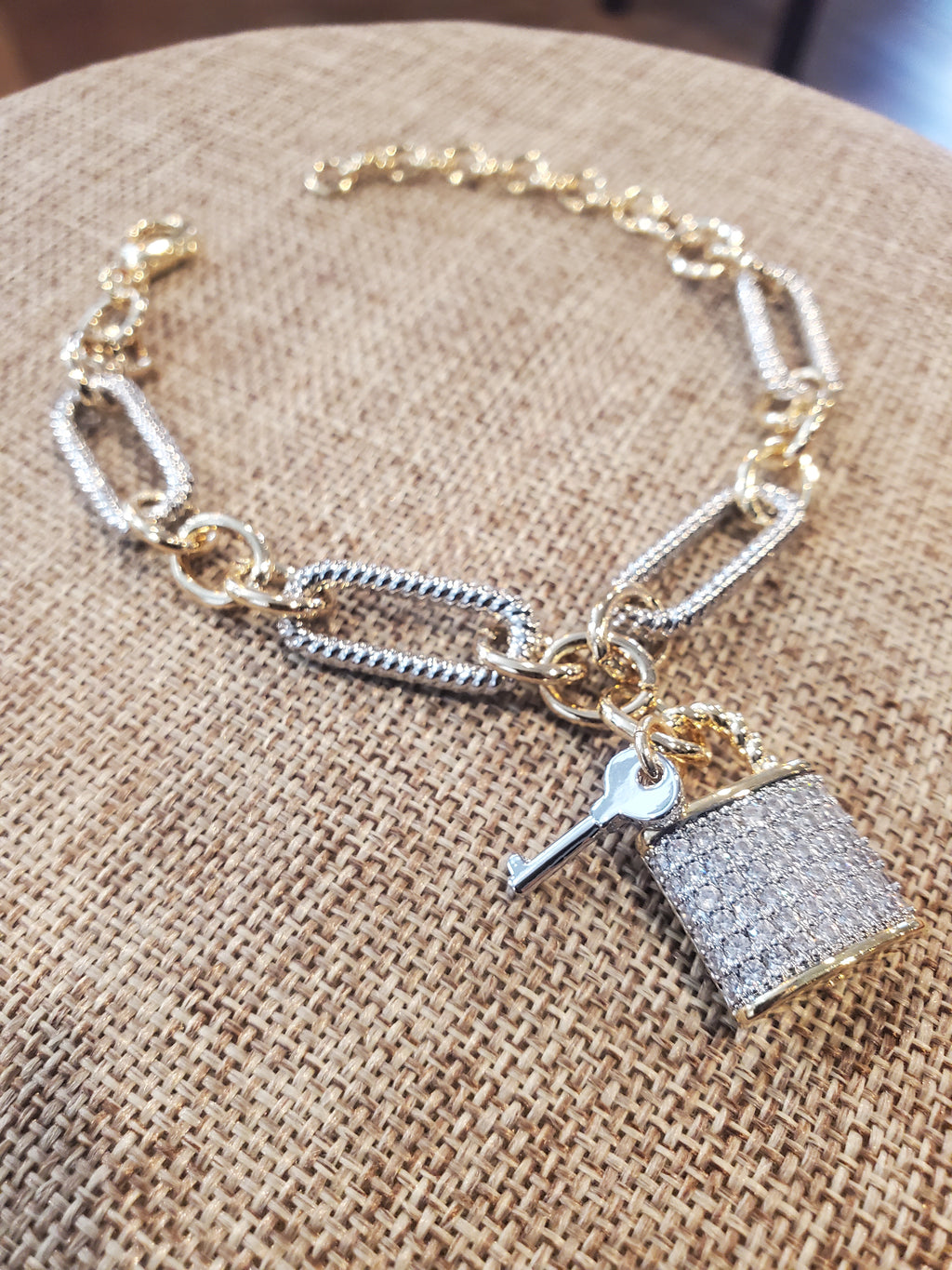 Lock & Key Bracelet - Goldie B & Co Boutique