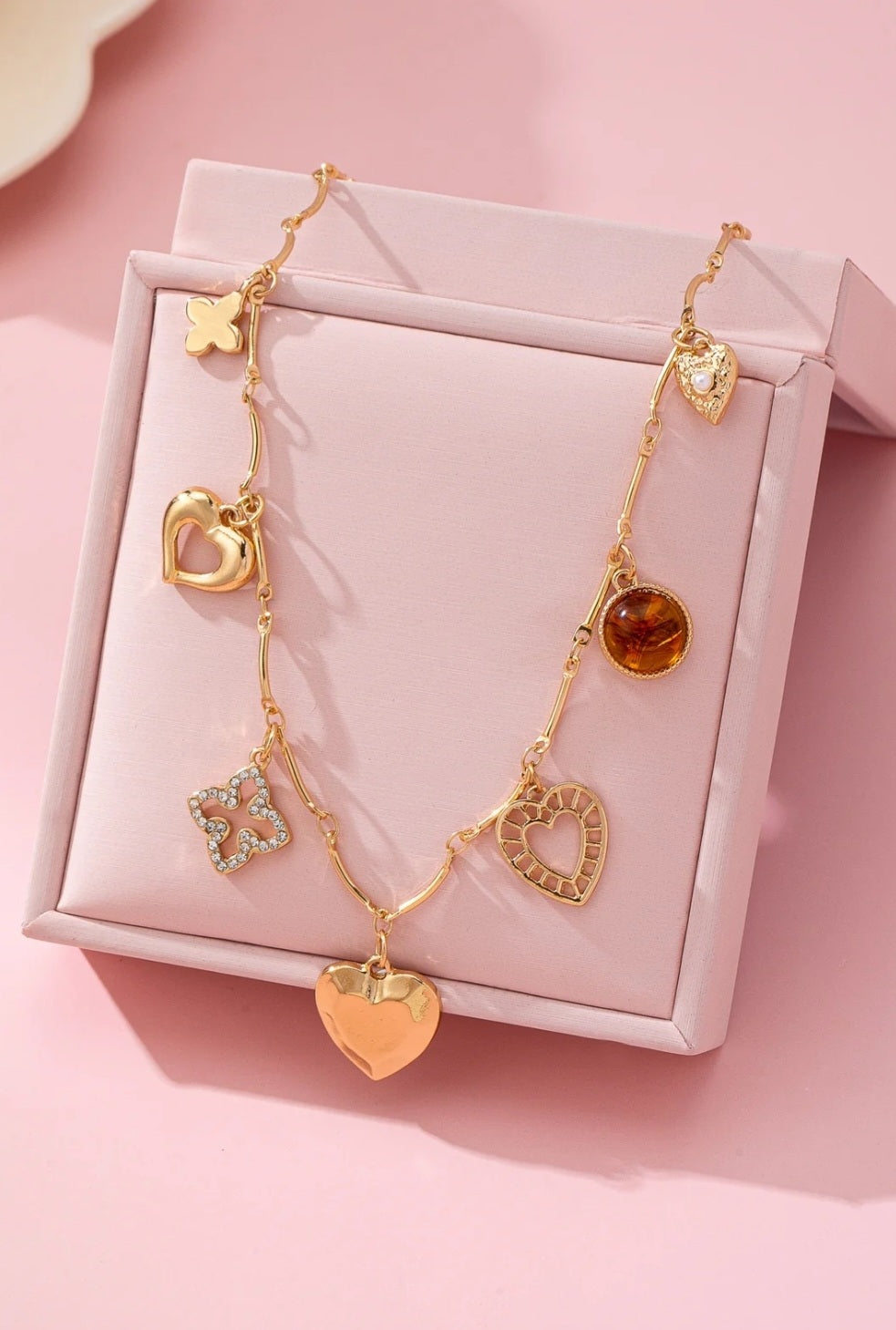 Charm Me Necklace - Goldie B & Co Boutique  