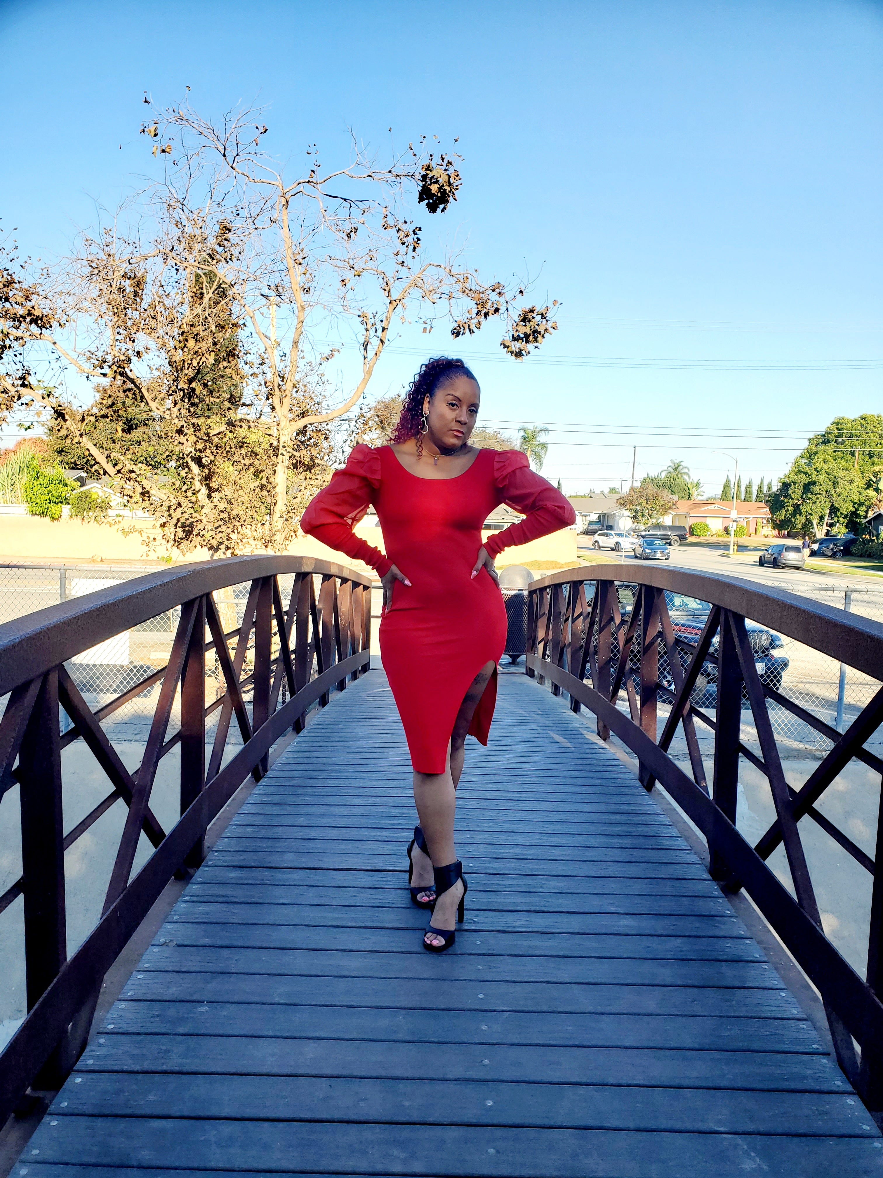 Haughty Tie Back Dress