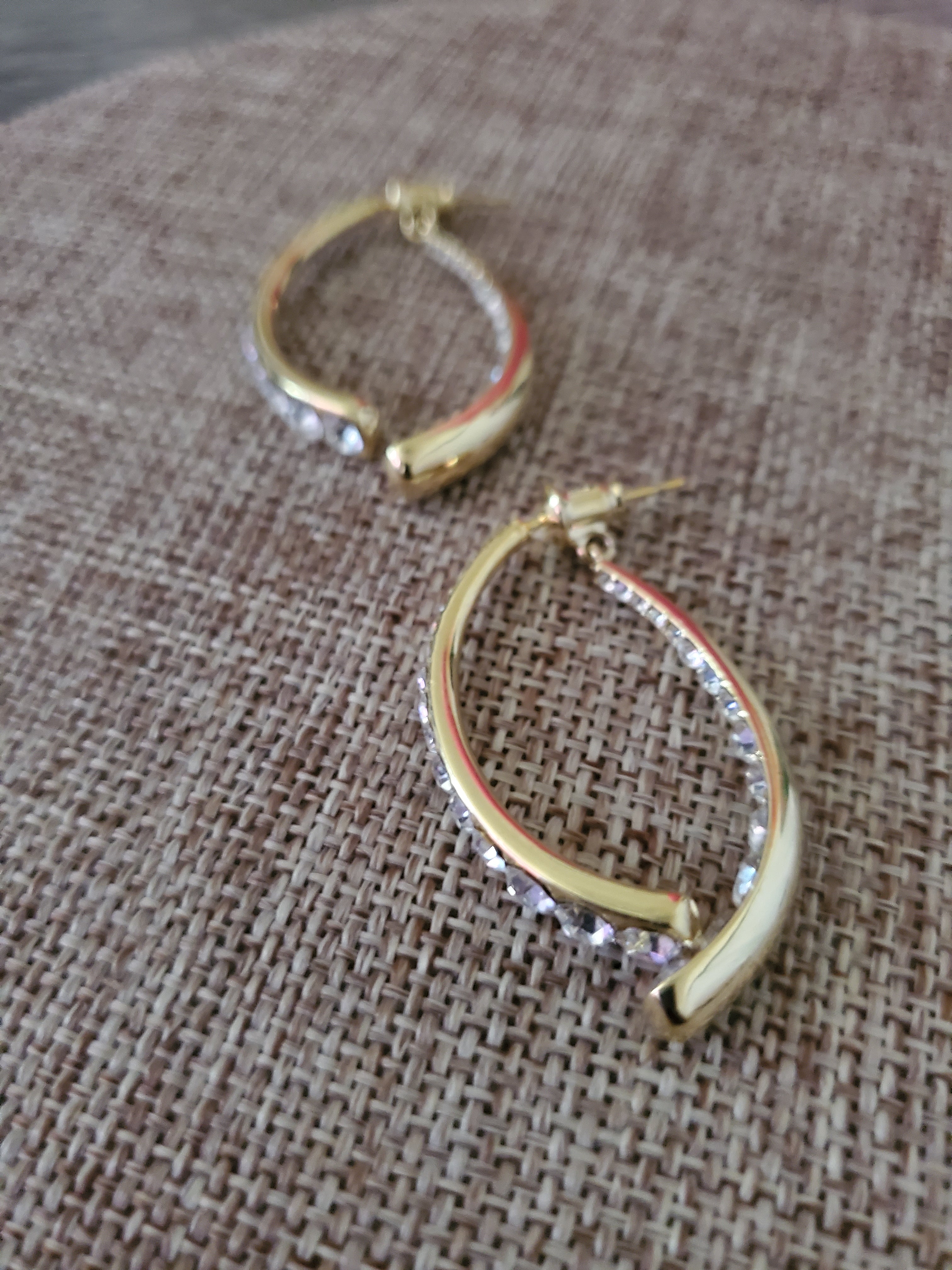 Cz postback Dangle Earrings
