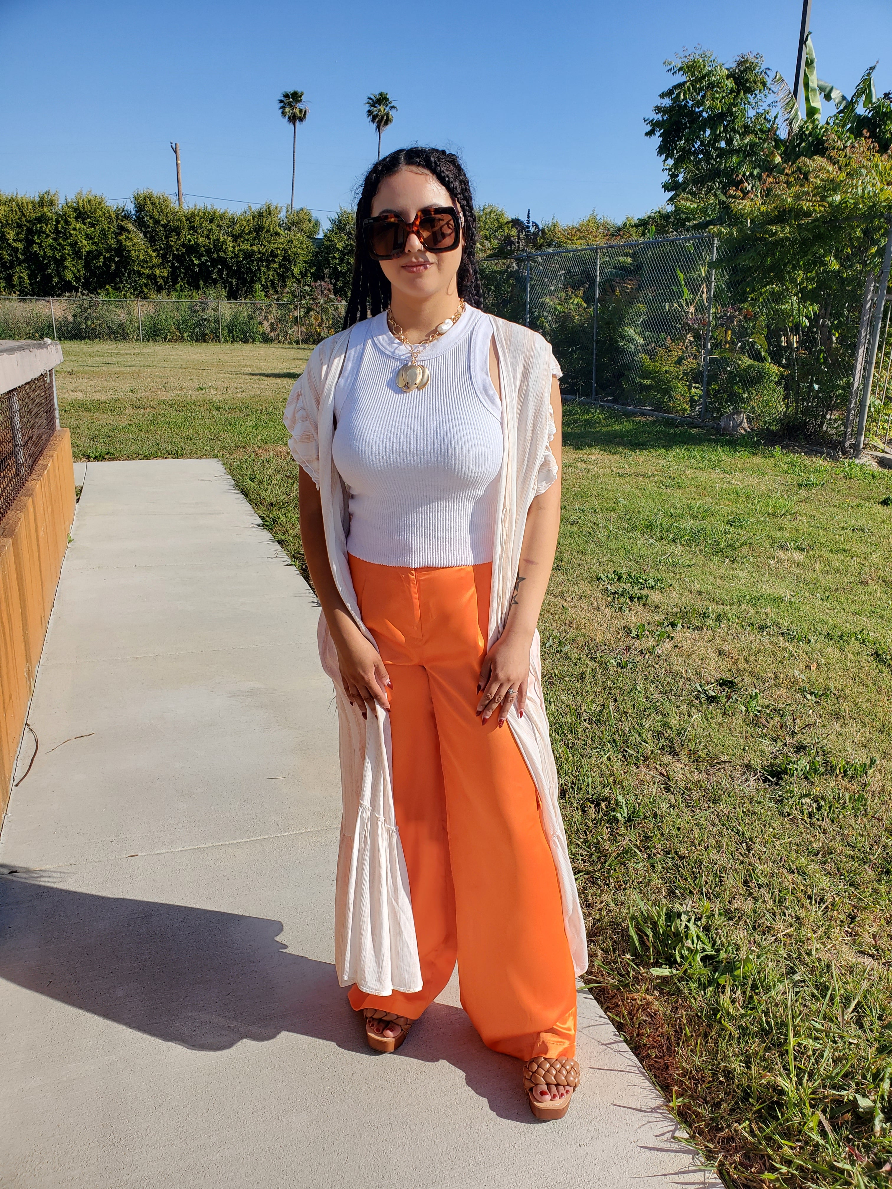 Ruffled Tiered Kimono