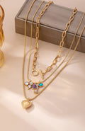 Cluster Layered Charm Necklace - Goldie B & Co Boutique  