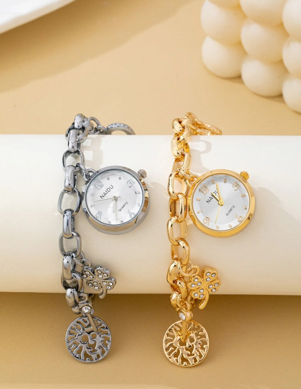 Charm Bracelet Watch - Goldie B & Co Boutique  