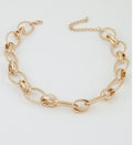 Matte Finish Link Necklace
