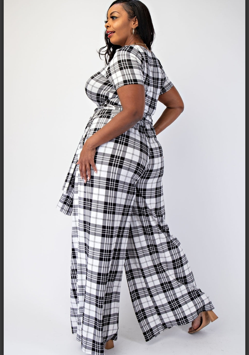Plaid Print 2pc Set