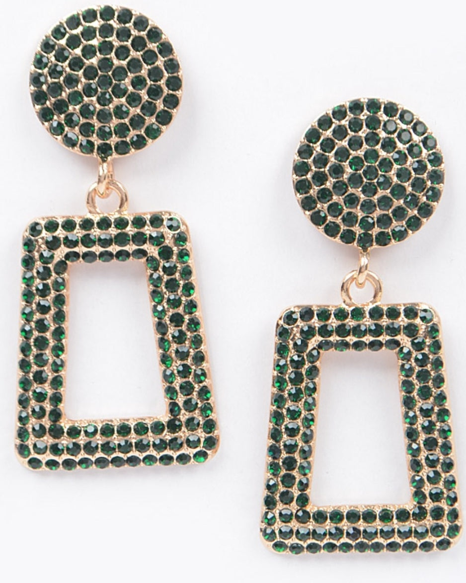 Sassy Rhinestone Earrings